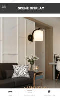 Lámpara De Pared E27 Sconce Retro De Hierro Para Decoración De Sala De Estar Y Dormitorio Iluminación Nórdica Con Interruptor Luz De Pared Interior - details 10
