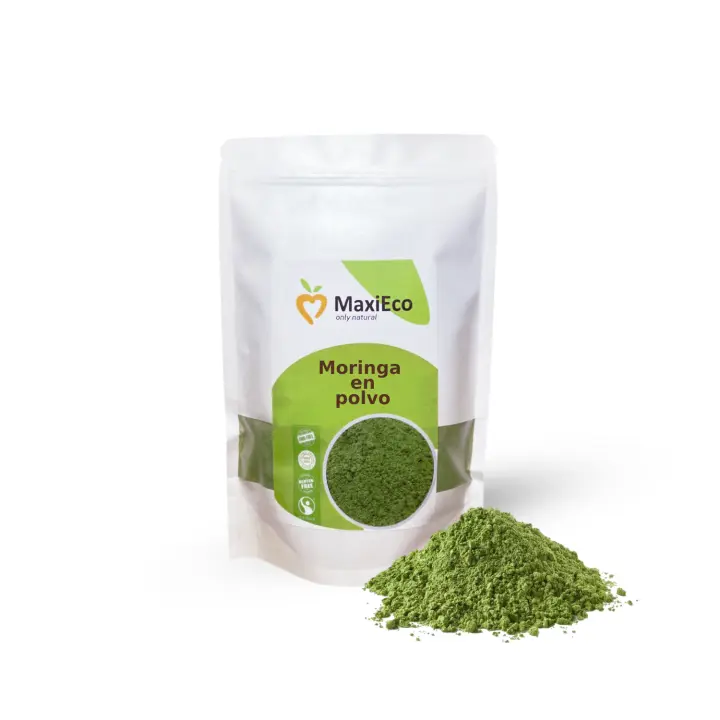 Moringa en Polvo - Superalimento Vegetal con Numerosos Beneficios para la Salud - 1000 g - 1