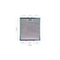 Filtro para campana Teka  Metálico  Adaptable  DBB-70VR01  81460138 - details 1