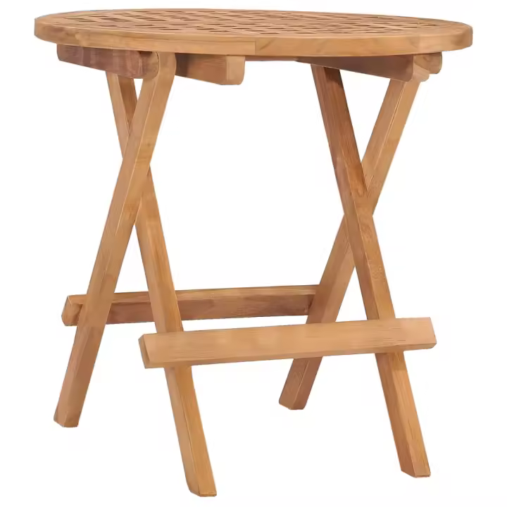 Mesa plegable de Jardín Madera de Teca 50x50x50 cm - 1