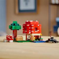 Juego De Simulación MOC Mundo Con Casa De Hongos Bloques De Construcción Vista Callejera Juego Educativo Para Niños Regalos De Navidad - details 2