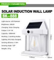 Lámparas De Seguridad Solar Exterior Impermeables Con Sensor De Movimiento Iluminación Automática De Jardín 1-4PCS Luz LED Calor - details 1
