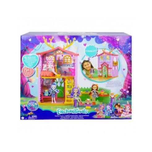ENCHANTIMALS CASA CIERVO MATTEL Raíz MUÑECAS EN MINIATURA CASITAS DE MUÑECAS Todos los juguetes MUÑECAS PERSONAJES ENCHANTIMALS