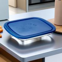 BORGONOVO Set 2 HermeticoS Embuti. Igloo 13,5cm 800 Ml CRISTAL CON TAPA - details 0
