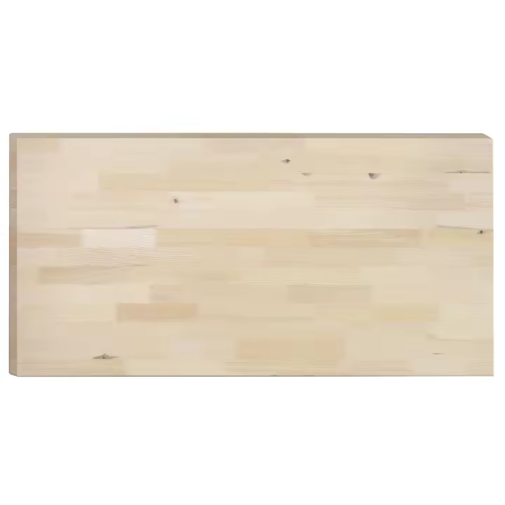 Tablero de madera de pino para mesa comedor 160x70 cm, gran grosor de 3 cm - ASTIGARRAGA KIT LINE - 1
