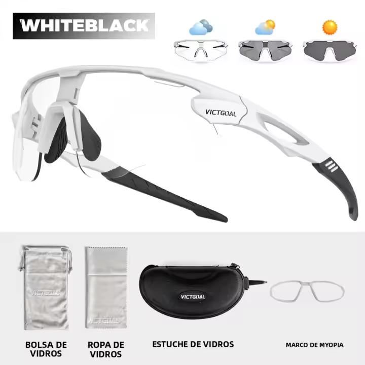 Gafas De Ciclismo VICTGOAL Fotocromáticas UV400 Protección Para Hombres Y Mujeres Gafas Deportivas De Bicicleta MTB Velo Carril - 1