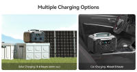 Estación de energía portátil Ampace P600 Pro, batería LiFePO4 584Wh, 2000 ciclos, control mediante APP, generador solar de 600W para campamentos al aire libre, vehículos recreativos (RVs) y uso doméstico, con 9 puertos de salida - details 6