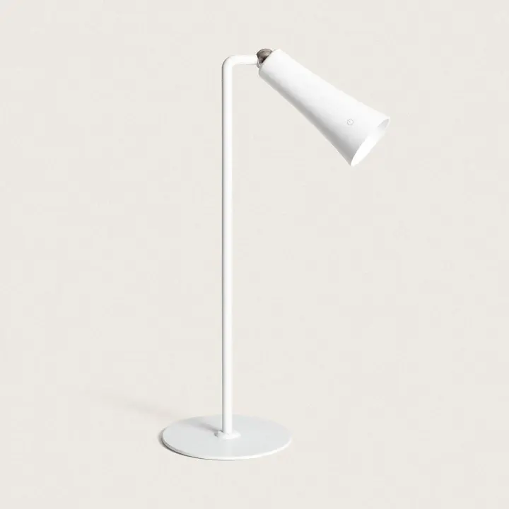 Lámpara de Mesa LED Portátil Metal con Batería USB Recargable Bysta - 1