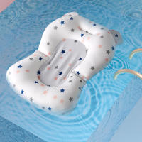 Asiento de baño para Bebé, alfabrilla de Apoyo plegable para bañera de Bebe, almohadilla y Silla para bañera de nuevo Nacido, almohada antideslizante para Bebé, cojín suave y Cómodo para el cuerpo - details 4
