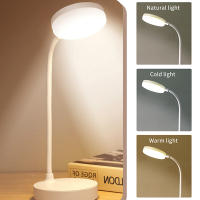 Lámpara De Escritorio LED Recargable Por USB Con 3 Niveles De Iluminación Toque Portátil Protección Ocular Para Dormitorio Lámpara De Mesa Contemporánea - details 1