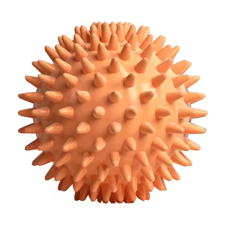 Bola De Masaje Espinosa 6cm Alta Densidad Para Puntos De Acción Profunda Rollo De Masaje Para Mano Y Pie Alivio Del Estrés - 1