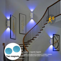 Lámpara De Pared LED Con Sensor De Movimiento RGB Caliente Recargable Magnética 3 Modos De Iluminación Luz Nocturna Para Pasillo - details 15