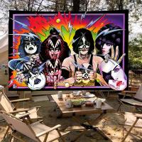 Toalla De Playa Para Niños K_Kiss Band Absorbente De Microfibra Para Baño Piscina Viajes Verano Diseño De Dibujos Animados - details 7