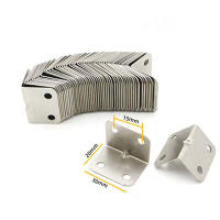 20PCS Bisagra De Esquina Desmontable 90 Grados Para Madera Accesorios De Mobiliario Cama Armario Fijación Angulo Derecho - details 5