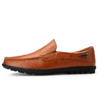 Zapatos Casuales Para Hombre De Cuero Negro Talla Grande 37-47 Loafers Moccasins De Marca Lujo Respirables Slip on 2024 - details 25
