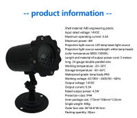 Lámpara LED De Patrón De Copo De Nieve Con Control Remoto Para Jardín Exterior Decoración De Navidad Y Escenario Luz Proyección IP65 ABS Fuente De Alimentación AC - details 16
