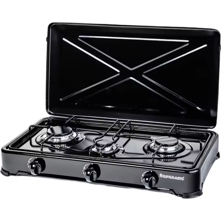 Ravanson K-03TB Negro Encimera 60 cm Encimera de gas 3 zona(s) - 1