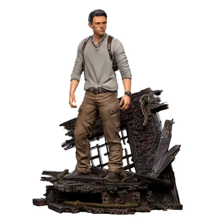 Iron Studios Uncharted Movie Estatua Deluxe Art Scale 1/10 Nathan Drake 22 cm - 1