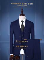 Traje Formal Para Hombre S-6XL Con Chaleco Y Pantalones Traje De Novia Elegante Para Trabajo Y Oficina En Color Sólido Talla Slim Material Poliéster Y Viscosa - details 6