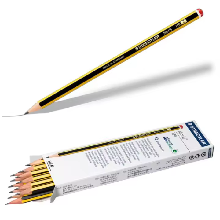Staedtler Noris - Lápiz HB, 12unidades, Material Escolar y Oficina, Portalápices, Suministros de Escritura, Lapicero, Pencil, - 1