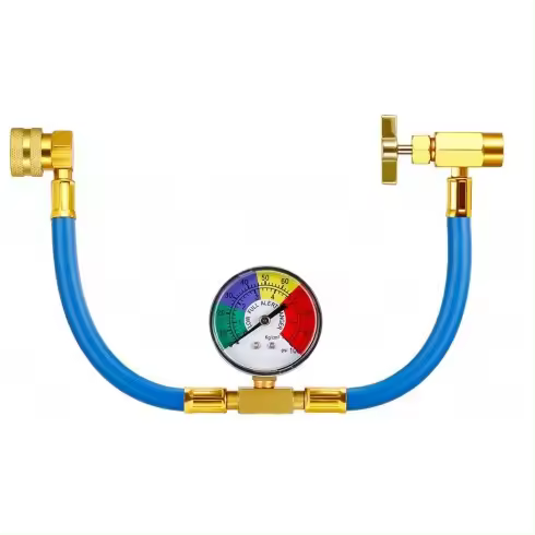 Manguera De Carga con manometro para  Aire Acondicionado Para Coche R134A, MINUS 30 - 1