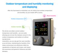 Termostato Inteligente Tuya Para Piso Eléctrico Calentamiento De Agua Y Boilero Gas Controlador De Temperatura Underfloor Compatible Con Alexa Y Google Assistant - details 20