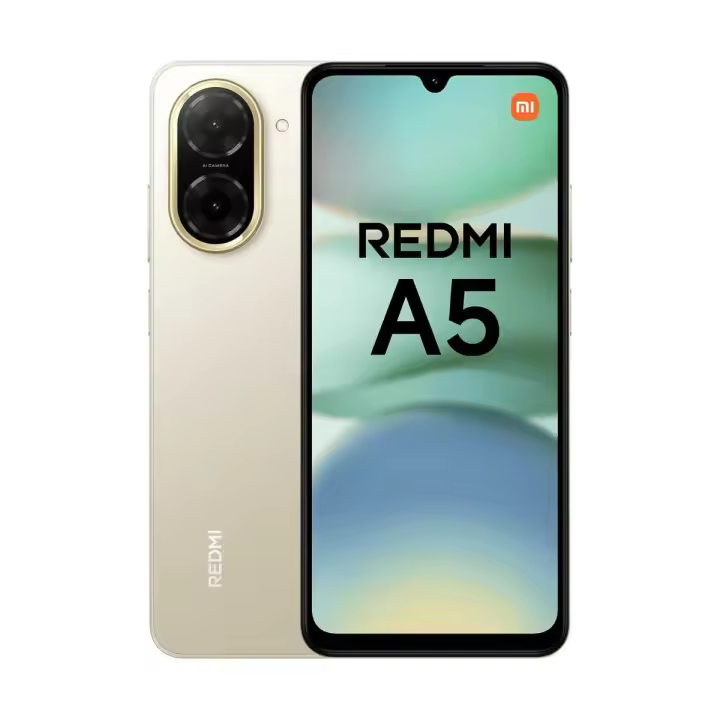 Xiaomi Redmi A5 Smartphone 3 GB + 64 GB | 4 GB + 128 GB  Pantalla grande de 6,88" | Batería de 5200 mAh (typ)|SIM doble + microSD,Versión ES sin cargador - 1