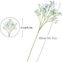 108 Cabezas De Gypsophila Artificial 63cm Para Arreglos Florales DIY Flores De Plástico Para Boda Y Decoración De Hogar - details 1