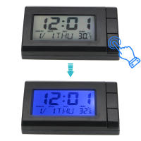 Reloj Digital Automático YOSOLO Con Display De Temperatura Adhesivo Self-Adejusable Ornamento Para Coche Medidas 1.6x3.9cm - details 7