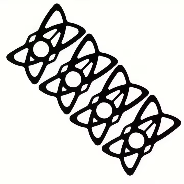 4PCS Correa De Silicona Antideslizante Para Motocicleta Seguridad Elasticidad Pure Silicone Repuesto Para Teléfono Mesh - 1