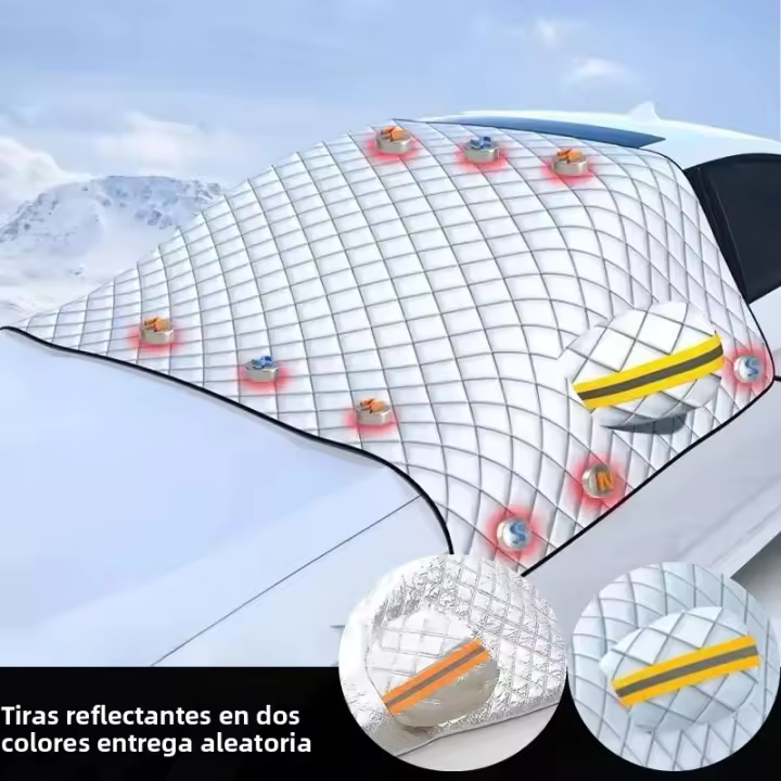Protector De Nieve Para Coche Cubierta De Invierno Para Parabrisas Frontal Protección Contra La Nieve Y El Hielo Para Invierno - 1