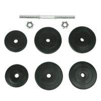 vidaXL Juego de mancuernas 9 piezas 15 kg - details 1