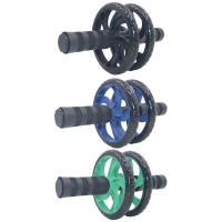 Rodillo De Abdominales Doble Rueda Antideslizante Entrenador De Músculos Abdominales Para Gimnasio Y Ejercicios En Casa Fitness Ab Roller - details 5