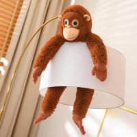 Juguete De Peluche Gorila Realista Para Niños Regalos De Cumpleaños Animal De Zoo Wild Onez Juguete Suave De Algodón PP - details 1