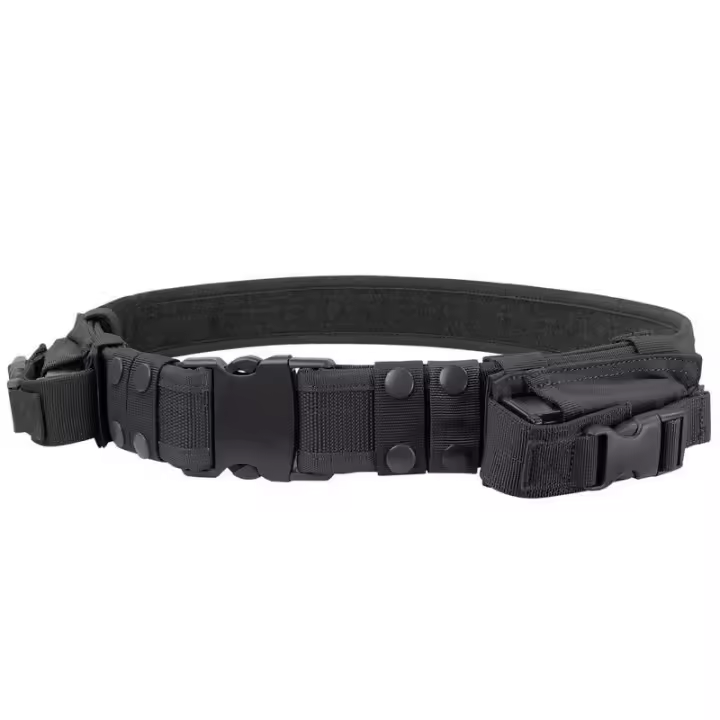 Cinturón Táctico Para Hombres Con Bolsillos Para Revólveres Y Utensilios De Caza Sistema De Equipo De Caza Soporte De Cintura Para Combate Y Servicio - 1