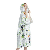 Poncho Toalla Rápida De Secado Microfibra Para Playa Robe De Baño Para Adultos Toalla De Natación Con Capucha A15 - details 6