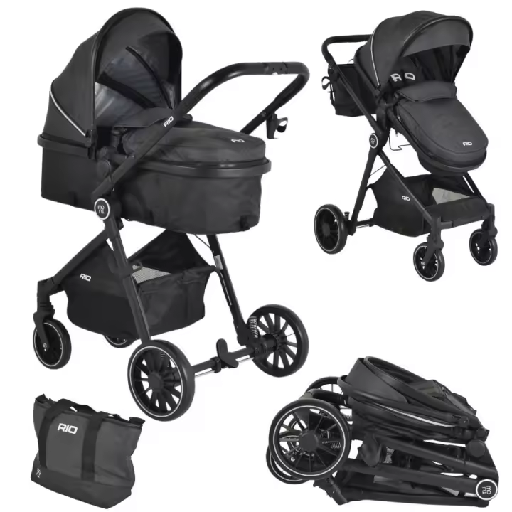 MONI Carrito de bebé duo convertible RIO hasta 22 kg de Moni - 1