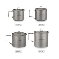 Taza De Camping De Titanio Portátil Con Mano Doblada Adecuada Para Picnic Tamaño 300ml / 350ml / 450ml / 550ml / 650ml / 750ml - details 114