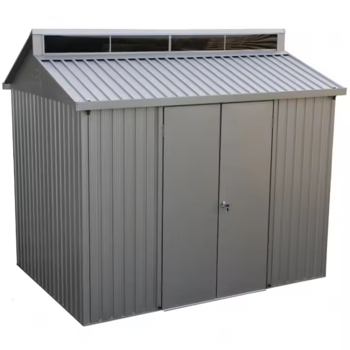 Casa de Aluminio Alu 8 'x 6' Color del Gris de Duramax 263x182x230,5 cm - 1