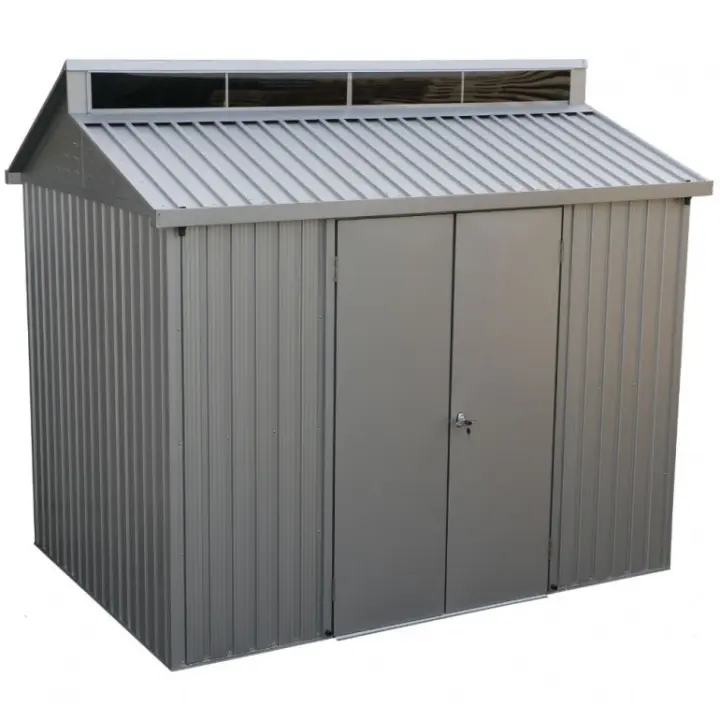 Casa de Aluminio Alu 8 'x 6' Color del Gris de Duramax 263x182x230,5 cm - 1