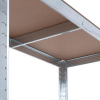 ORION91 Estanteria Modular Almacenaje 180x90x40cm Acero y MDF Antihumedad, Hogar, Trastero, Garaje, 5 Baldas Ajustables, Carga Máxima 950Kg Estantería - SpazioLuzio - details 2