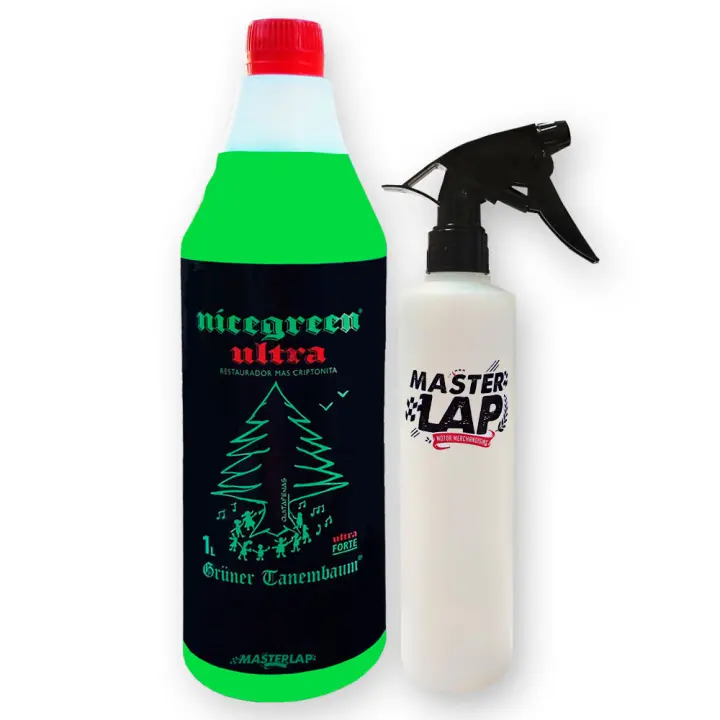 Nicegreen Ultra + Difusor Pequeño 500ml - Limpiador Ecológico Portátil, Ideal para el Coche y Hogar. Master Lap - 1