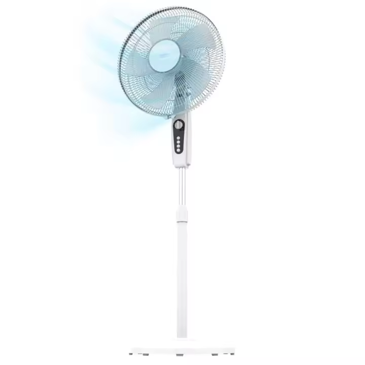 Ventilador de Pie - Cecotec EnergySilence 515 MaxFlow White – 16", 45W, Temporizador, 3 Velocidades y Oscilante - 1