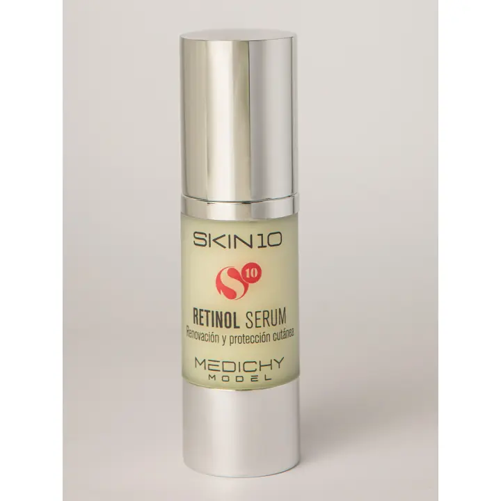 Skin 10 Retinol Sérum 30ml · RETINOL PURO 0.3% · Medichy Model - 1