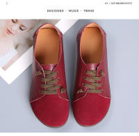 Zapatos De Mujer Nuevos 2024 Primavera Cuero Genuino Antideslizantes Planos Con Cordones Mocasines De Talla Grande Oxford Casual Para Mujer - details 14