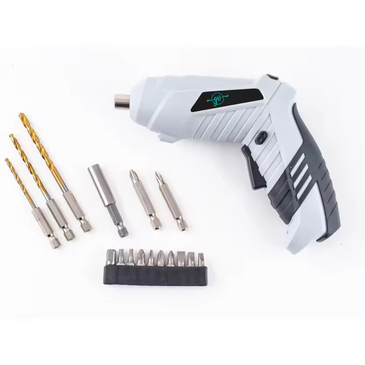 Atornillador Recargable con Luz LED 250rpm - Inalámbrico y Compacto - 1