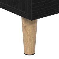 Soporte de TV vidaXL - Roble Negro, 150x30x50 cm, Hecho de Madera Elaborada - details 6