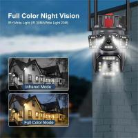 Cámara de Seguridad 6k 12mp WiFi inalámbrica Cámara IP de doble lente al aire libre protección domiciliaria seguimiento automático CCTV videovigilancia - details 7