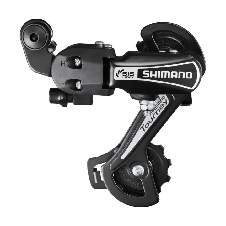 SHIMANO | Cambio TOURNEY TY21 6v - Descripción del producto
Compatible con las transmisiones con cambio SIS INDEX de 6 velocidades, el cambio trasero TY21 SHIMANO TOURNEY está disponible en una amplia - 1