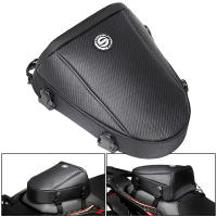 Bolsa De Motocicleta Para Asiento Trasero Impermeable Con Funda De Lluvia Y Diseño De Fibra De Carbono Bolsa De Almacenamiento Rígida Para Viaje Y Casco De Motocicleta - details 23